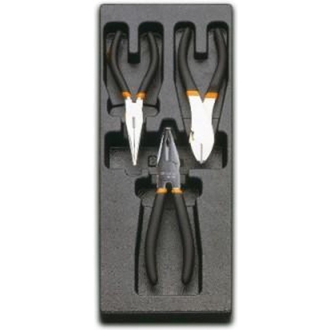 Beta T138 Harde voorgevormde inlegbak met tangen en kniptangen - 024240138 024240138