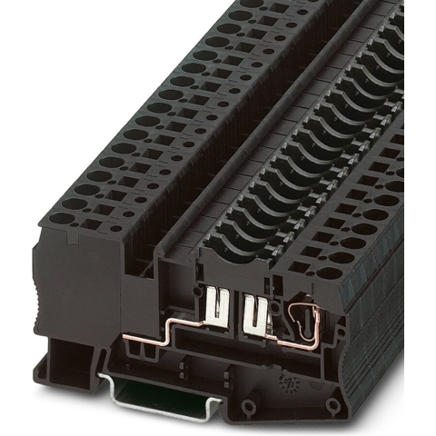Phoenix Contact ST 4-FSI/C 3036372 Zekering-serieklem Aantal polen: 2 0.08 mm² 4 mm² Zwart 50 stuk(s)