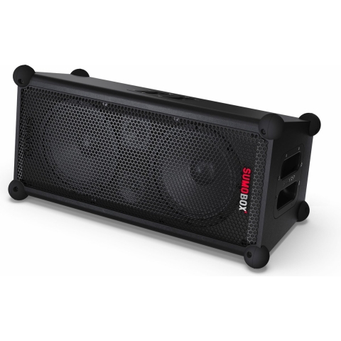 Sharp CP-LS100 SumoBox: Bluetooth luidspreker AUX, USB Zwart