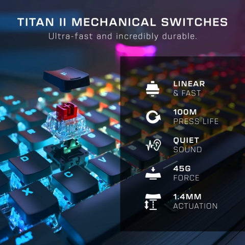 Vulcan II Gaming toetsenbord