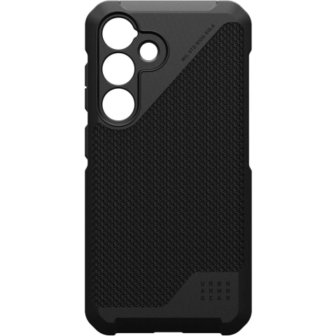 Urban Armor Gear Metropolis LT Backcover Samsung Galaxy S24 Kevlar, Zwart MagSafe compatible