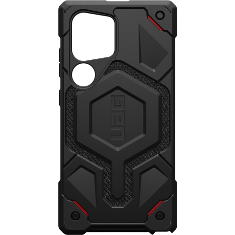Urban Armor Gear Monarch Pro Backcover Samsung Galaxy S24 Ultra Kevlar, Zwart MagSafe compatible