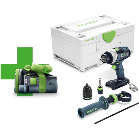 Festool TDC 18/4 I-Basic Accuschroefboormachine | Promo | + 5.0Ah accu 577052