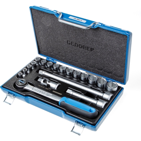 Gedore Dopsleutelset 1/2" 19-dlg. - 2682842