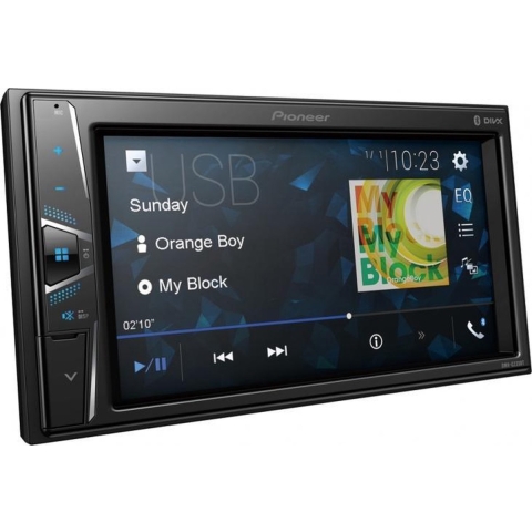 Pioneer DMH-G220BT touchscreen tuner met BT, USB, Aux-in