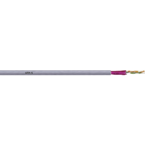 LAPP 2170143-100 Netwerkkabel CAT 6A S/FTP 4 x 2 x 0.20 mm² Grijs 100 m