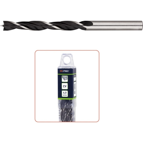 Rotec Machinale houtboor 6,0x57/93 mm - 10 stuk(s) - 2350601