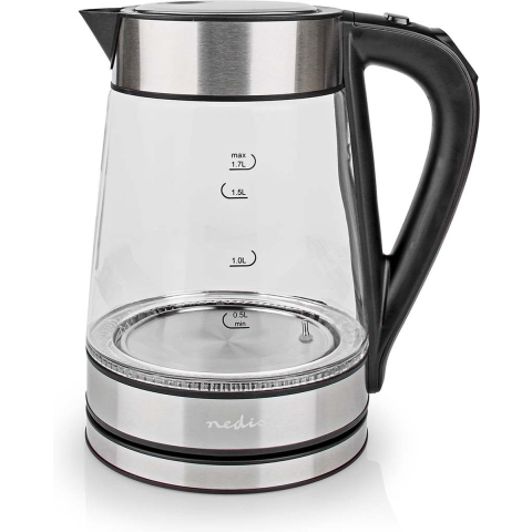 Nedis SmartLife Waterkoker | Wi-Fi | 1.7 l | 360 graden draaibaar | 1 stuks - WIFIWK10CGS WIFIWK10CGS