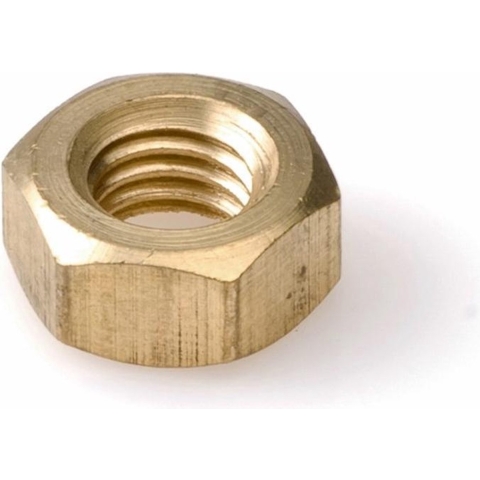 Hoenderdaal Zeskantmoer Messing Blank Sw-19 Din934 M12 | 100 stuks - 3511.20.01201