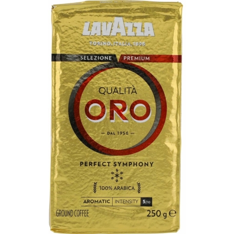 20x Lavazza Qualita Oro gemalen 250 gr