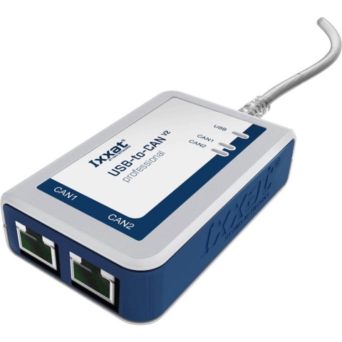 Ixxat 1.01.0283.22002 USB-to-CAN V2 professional CAN omzetter USB, CAN-Bus, RJ-45 5 V/DC 1 stuk(s)
