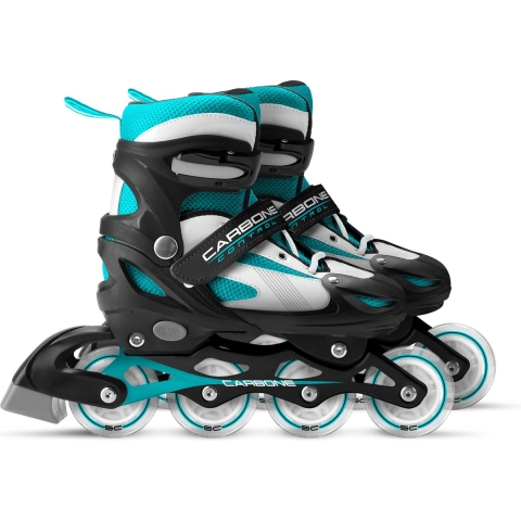 Skids Control Carbone Inline Skates Semi softboot Verstelbaar Zwart maat 34 37