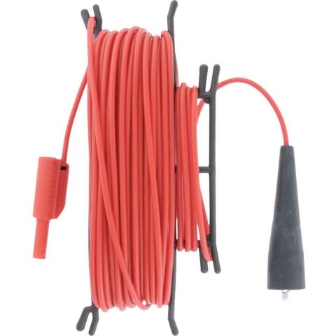 Metrel A 1026 Veiligheidsmeetsnoer Bananenstekker 4 mm Krokodilklem 20 m Rood 1 stuk(s)