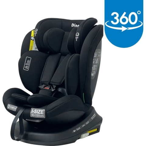 Ding Autostoel 360° Isofix Aiden 40-150 cm zwart