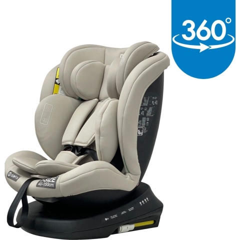 Ding Autostoel 360° Isofix Aiden 40-150 cm zand