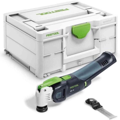 Festool OSC 18 E-Basic Vecturo 18V Li-ion Accu Multitool In Systainer - Met 4.0Ah Accu