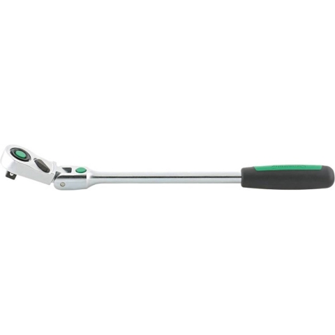 Stahlwille Ratel met gewricht | 1/2 inch aantal tanden 80 | lengte 416 mm | 2-componentengreep | 1 stuk - 13261010 13261010