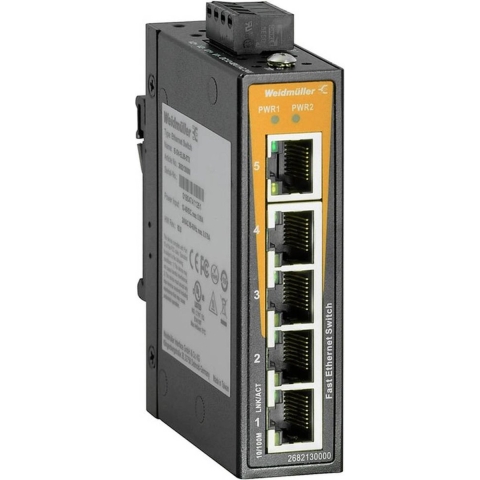 Weidmüller IE-SW-EL05-5TX Industrial Ethernet Switch 5 poorten 100 MBit/s