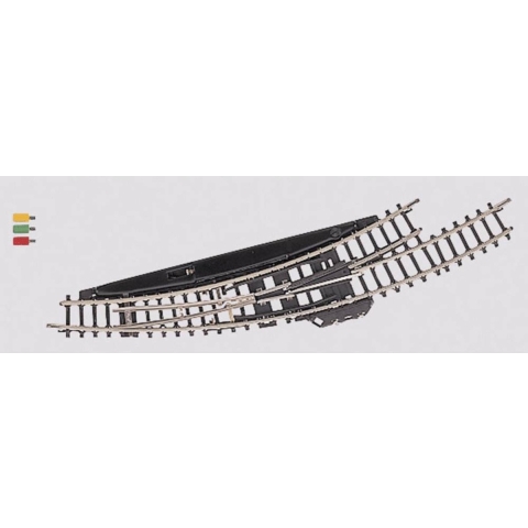 Z Märklin miniclub rails 8568 Gebogen wissel, Elektromechanisch, Links 30 ° 195 mm 1 stuk(s)