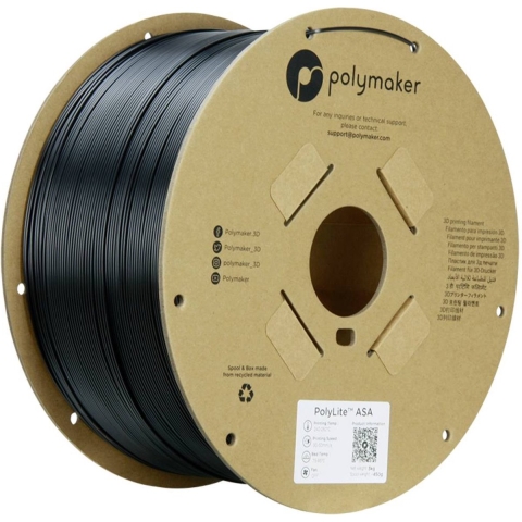 Polymaker PF01020 Filament ASA UV-bestendig, Weerbestendig 1.75 mm 3 kg Zwart PolyLite™ 1 stuk(s)