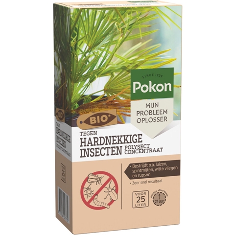 3x Pokon Tegen Hardnekkige Insecten Concentraat'Polysect'Biologisch 175 ml