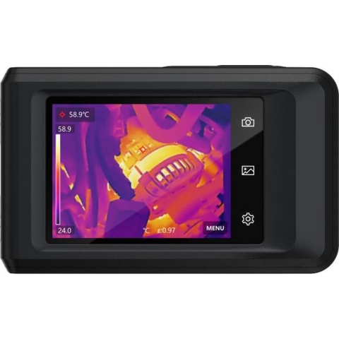 HIKMICRO PocketE Warmtebeeldcamera -20 tot 350 °C 96 x 96 Pixel 25 Hz Geïntegreerde LED-lamp, WiFi
