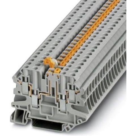 Phoenix Contact 3064043 Doorgangsserieklem 6.2 mm Schroeven Grijs 50 stuk(s)