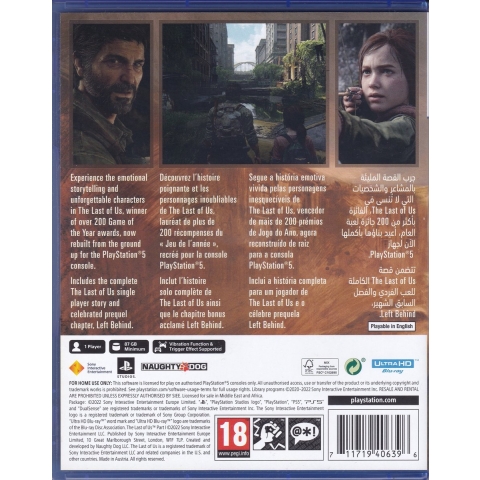 The Last of Us Part 1 Remake
