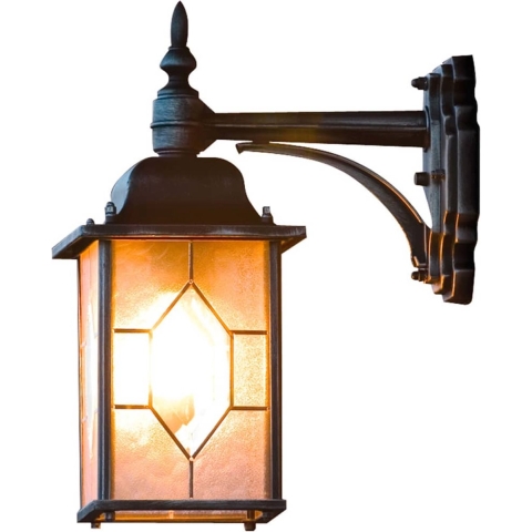 Konstsmide Milano 7248-759 Buitenlamp (wand) Spaarlamp, LED E27 75 W Zwart, Zilver