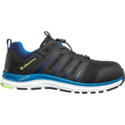 Albatros BREEZE IMPULSE LOW S1P ESD HRO SRA 647520241000046 Veiligheidsschoenen S1 Schoenmaat (EU): 46 Zwart/blauw 1 paar