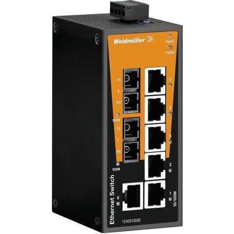 Weidmüller IE-SW-BL08-6TX-2SC Industrial Ethernet Switch