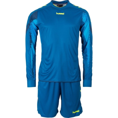 Hummel 115007 Bremen Long Sleeve Keeper Set - Petrol-Yellow - S