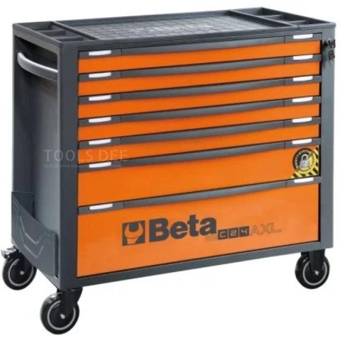 Beta RSC24AXL/7-R Gereedschapswagen met 7 laden | met anti-omvalsysteem | breed model - 024004273 024004273