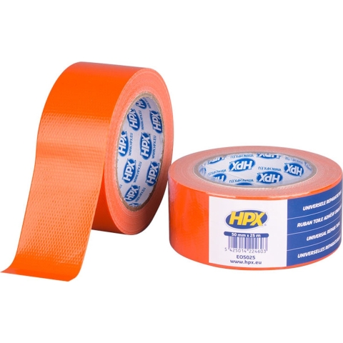 HPX Universele reparatietape | Oranje | 48mm x 25m - EO5025 | 36 stuks EO5025