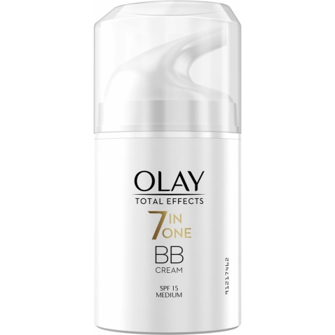 4x Olay Total Effects 7-in-1 BB Cream SPF 15 Medium tot Donker 50 ml