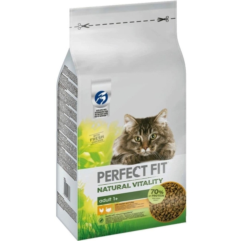 2x6kg Natural Vitality Kip & Kalkoen Perfect Fit Kattenvoer