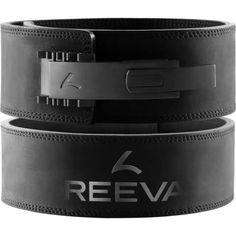 Reeva Lifting Belt van Nubik Leer - Verstelbare RVS Gesp - 13 mm - XS