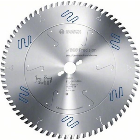 Bosch Accessoires Cirkelzaagblad Top Precision Best for Laminated Panel Abrasive 303 x 30 x 3,2 mm, 60 1st - 2608642106