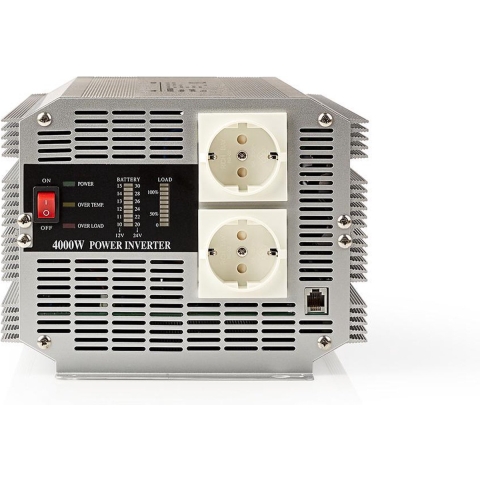 Nedis Inverter Gemodificeerde Sinusgolf | 24 V DC | 4000 W | 1 stuks - PIMS400024 PIMS400024