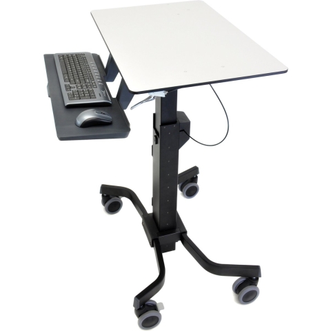 Ergotron TeachWell Mobile Digitale Workspace (MDW) Mobiel zit/sta PC-werkstation 1-voudig 17,8 cm (7) - 81,3 cm (32) Grafietgrijs (RAL 7024) Vast