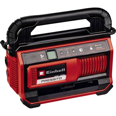 Einhell PRESSITO 18/25 Power X-Change Accucompressor 11 bar Digitaal display