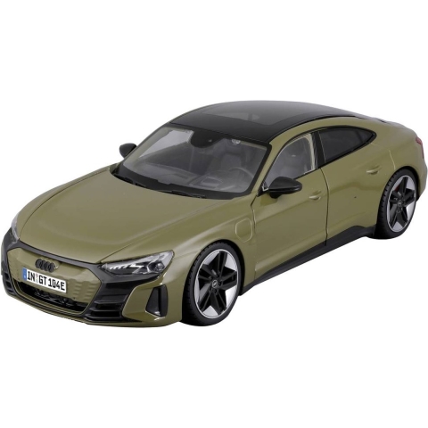 Bburago Audi RS e-tron GT 2022, tactical grün 1:18 Auto