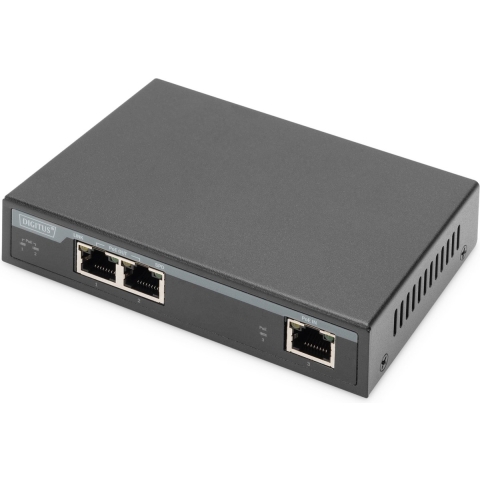 Digitus DN-95127-1 PoE-extender 1 GBit/s IEEE 802.3af (12.95 W), IEEE 802.3at (25.5 W), IEEE 802.3bt, IEEE 802.3af (15.4 W), IEEE 802.3at (30 W)