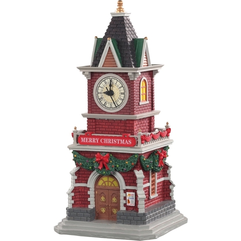 Tannenbaum clock tower b/o (1.5v) - LEMAX