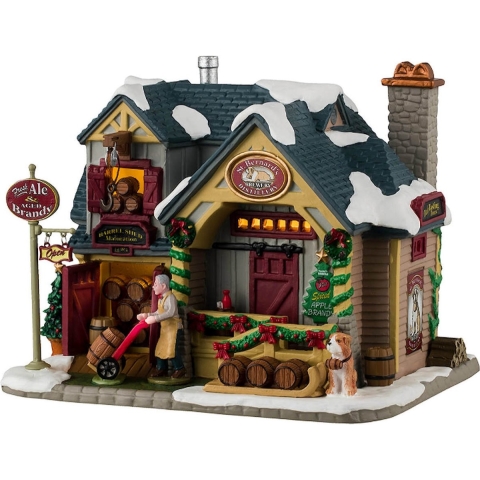 St. Bernard's Brewery & Distil 19x22x21 cm Kersthuisje - LEMAX