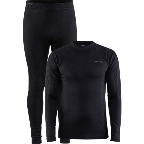 Craft 1909709 Core Warm Baselayer Set Men - Black - XL