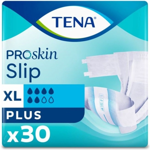 3x TENA ProSkin Slip Plus XL 30 stuks