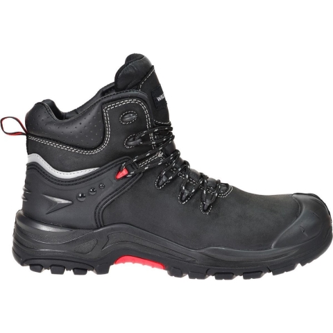 Walkmate Zagreb | Zwart/Rood | veter hoog | airplus | S3 SRC | Maat 39 - 92473.39 - 92473.39