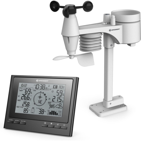 BRESSER ClimateScout 7-in-1 Draadloos Weerstation (zwart)
