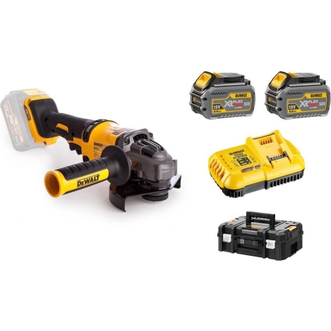 DeWalt DCG414T2-QW XR Flexvolt accu Haakse Slijper | 54v 125mm - DCG414T2-QW